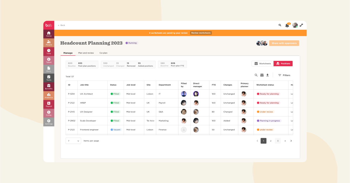 Optimize workforce productivity and prepare for future hiring needs with Bob’s Workforce Planning - 2-Workforce-planning-events-image.png